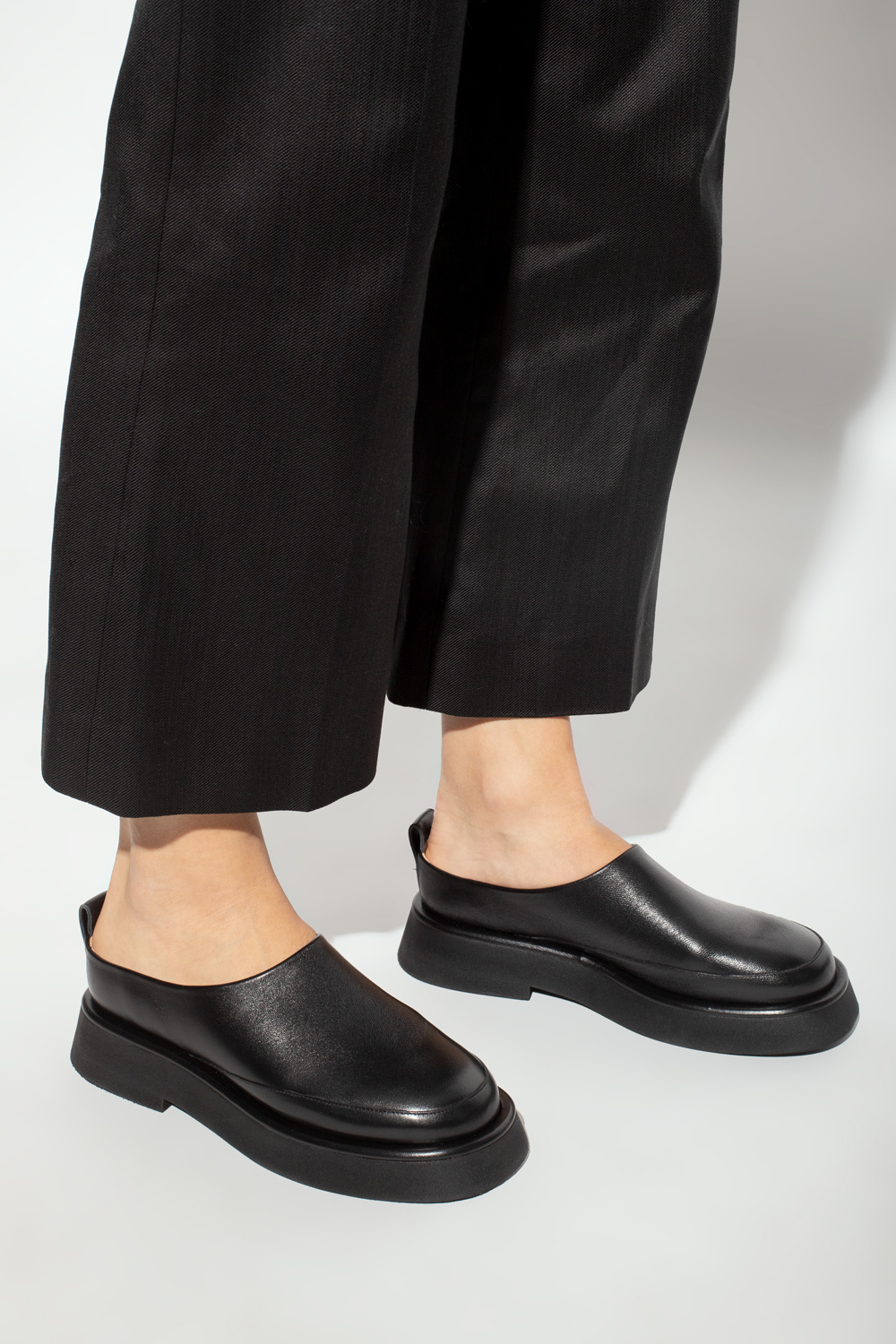 公式 'Rosa' Black loafers KR SchaferandweinerShops - Wandler 靴